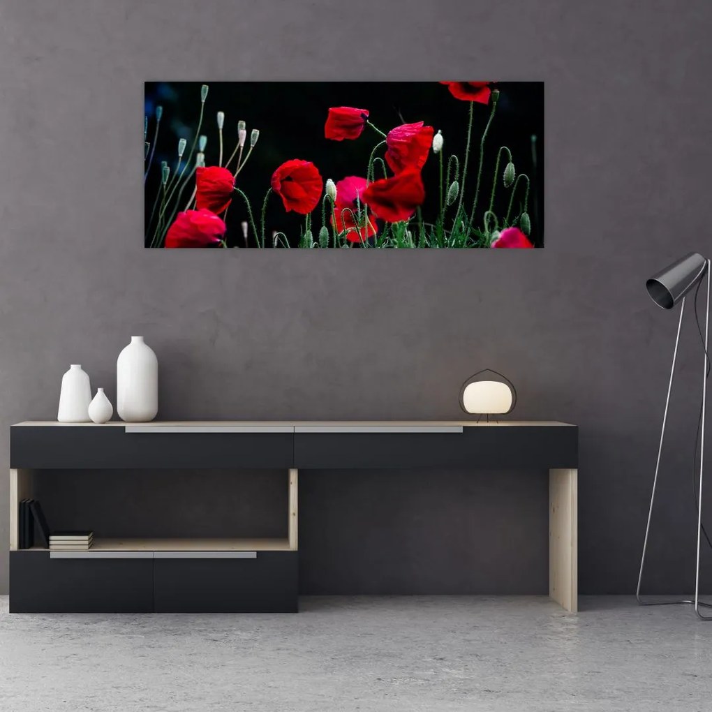 Tablou - Dansul macilor (120x50 cm)