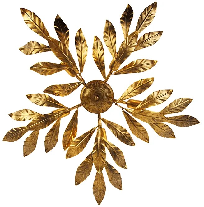 Plafoniera vintage aur antic 5 lumini - Linden