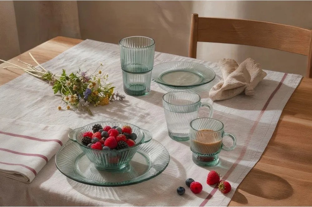 Bol mic verde din sticlă 450 ml Verde – Orion