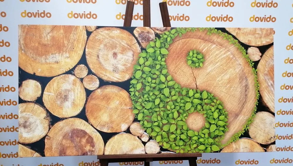 Tablou Yin și Yang într-un design ecologic
