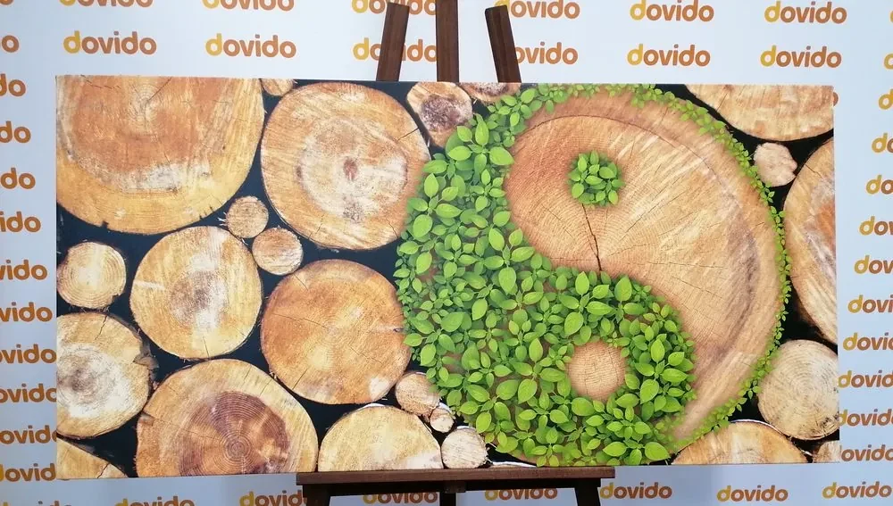 Tablou Yin și Yang într-un design ecologic