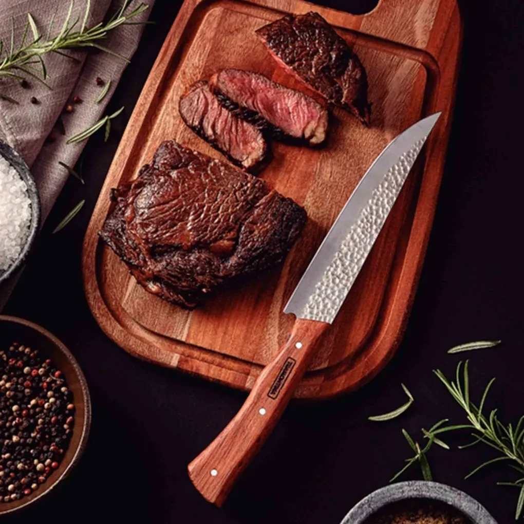Cutit pentru carne cu lama de 17 cm Nomade Tramontina 22866107, fabricat in Brazilia