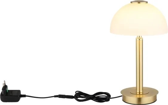 Globo 21953M - Lampă de masă tactilă LED dimabilă ULDIN LED/7W/230V 3000K alamă