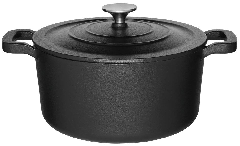 Cazan din fonta cu capac, Ø 24 cm