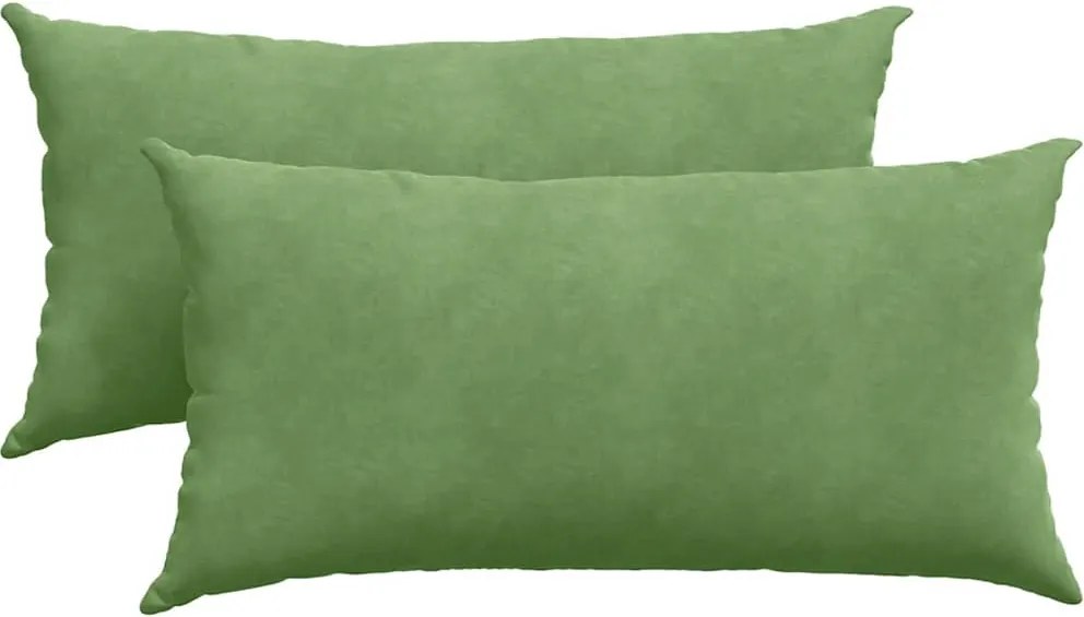 vidaXL Perne pentru canapea 2 pcs Verde deschis 80 x 40 cm