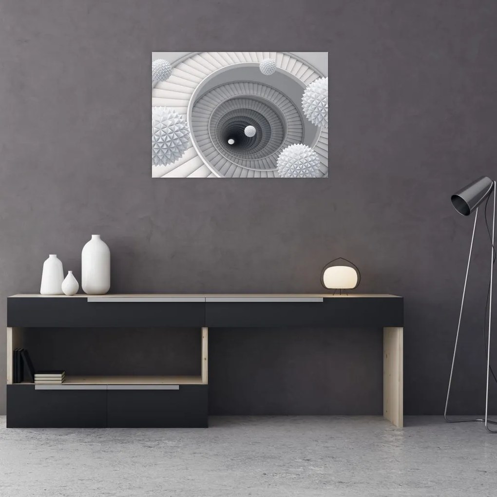 Tablou cu abstracție 3D (70x50 cm)