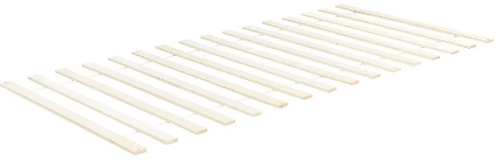 Pat 90x200 cm Barbar (lemn deschis) (cu lamele). 1035518