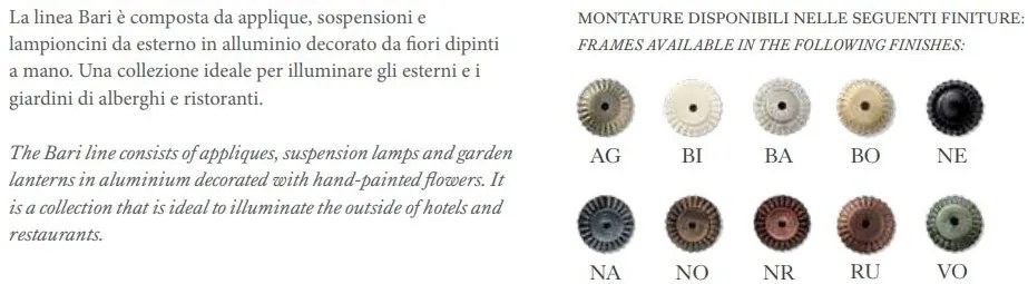 Stalp clasic pentru exterior realizata manual BARI