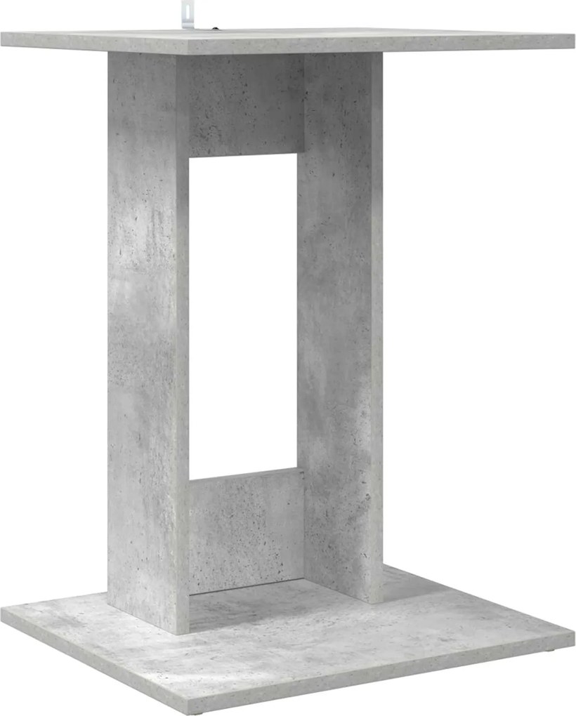 vidaXL Masă laterală Gri din beton 45 x 40 x 62,5 cm Lemn compozit