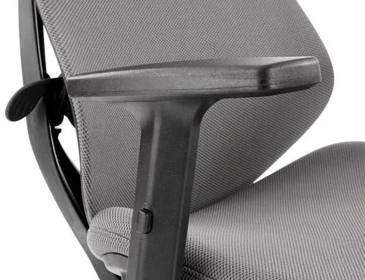 Fotoliu de birou Rubey (negru + gri). Promo -6%. 1048951