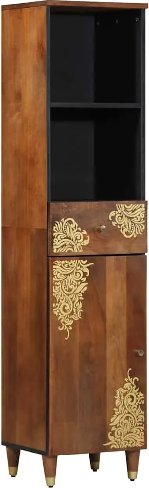 vidaXL Dulap de Baie maro miere 38 x 33 x 160 cm Lemn de mango solid
