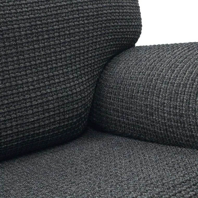 Nueva Textura Huse super elastice RUBINIA antracit taburet (40 - 60 cm)