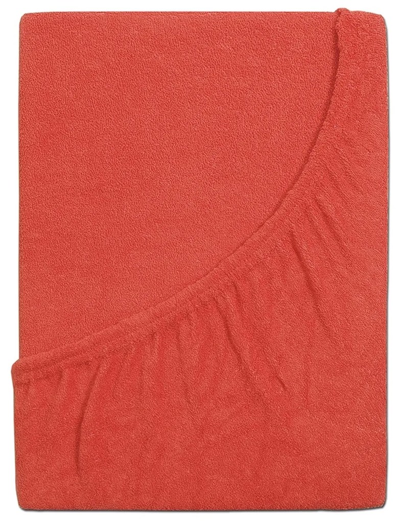 Cearșaf de pat 4Home din frotir Ideal căpșuni , 60x 120 cm, 60 x 120 cm