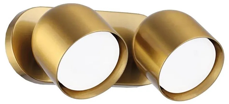 Spot LED de perete Ideal Lux DODO 2xGX53/9W/230V alamă