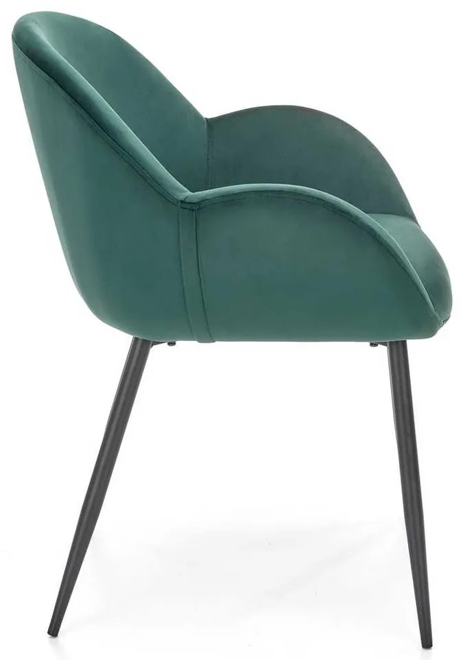 Scaun de bucătărie Delila, verde închis