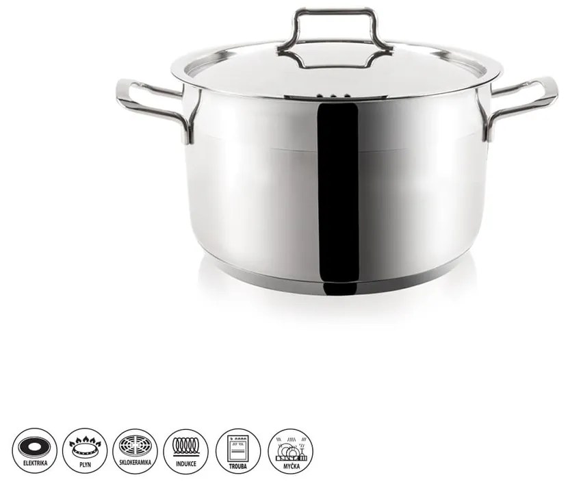 Oală inoxidabilă cu capac Orion Anett, 3 l