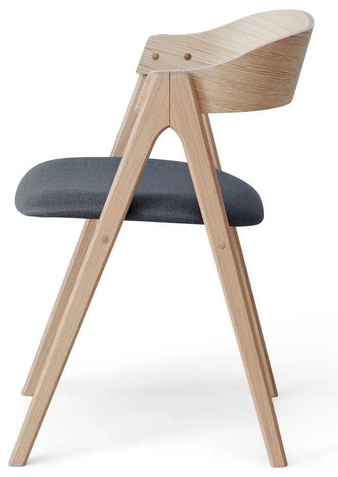 Scaun din lemn de fag Findahl by Hammel Mette, natural-gri