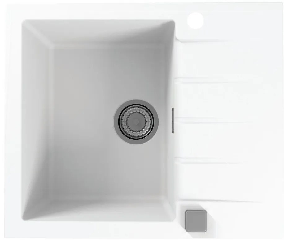 Chiuvetă de bucătărie ALVEUS 1132017 CADIT 59x50 cm alb