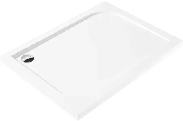 Cadita de dus Deante Cubi alb 80x100 cm