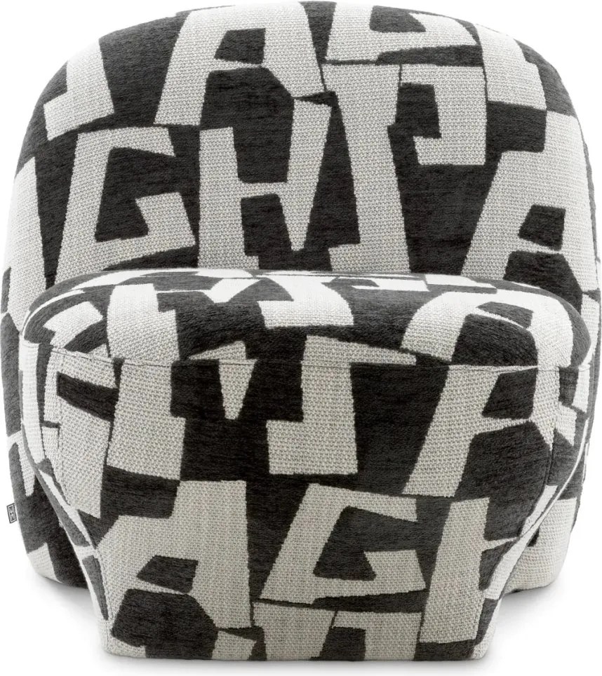 Fotoliu stil contemporan design LUX Lugo, Brooklyn black