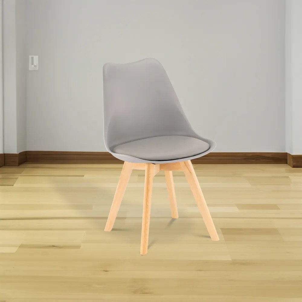 Scaun de masă Silla gri