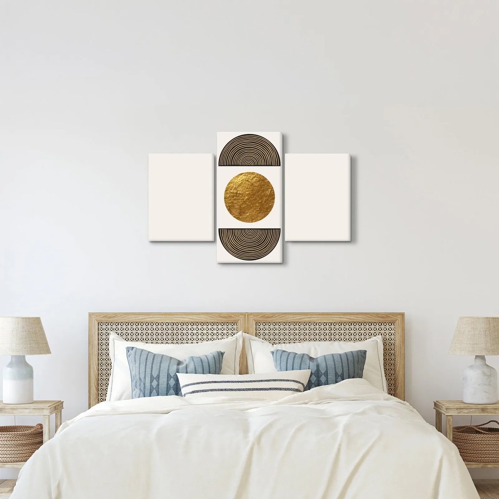 Tablou - Ornament de aur N⁰1 (90x60 cm)