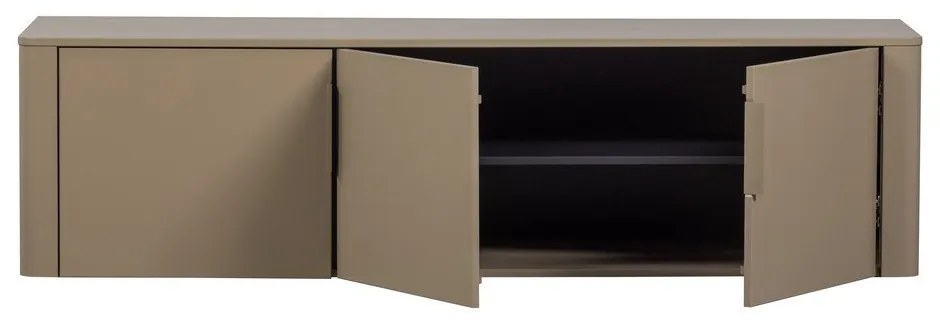 Comodă TV taupe din lemn de pin 154x56x44 cm Gunnar – WOOOD