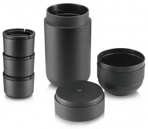 Kit accesorii Wacaco Minipresso, 120 ml, 16 g, Fara BPA, Negru