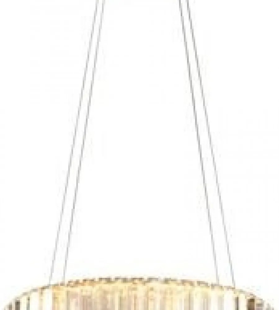 Lustra LED Cu Telecomanda, Elit's Esn7102-400GD, CRISTAL