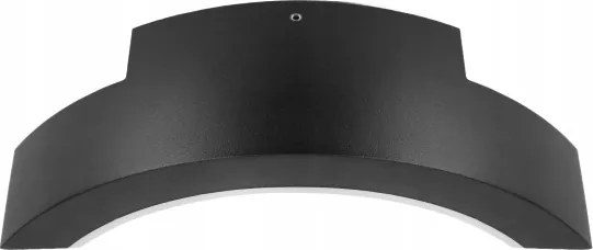 Aplică LED de perete pentru exterior cu senzor LED/10W/230V IP54 negru
