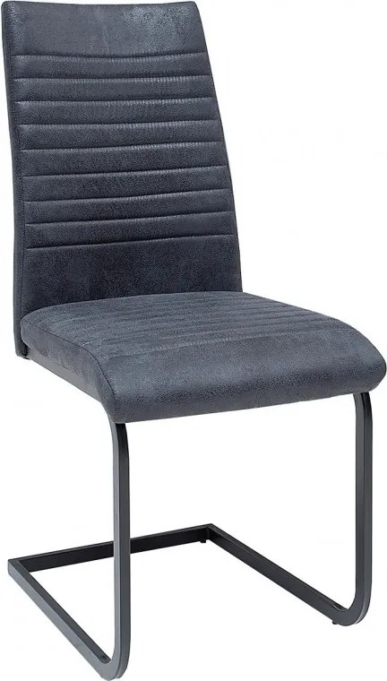 Set de 2 scaune Appartment, microfibra gri antic A-39378 VC