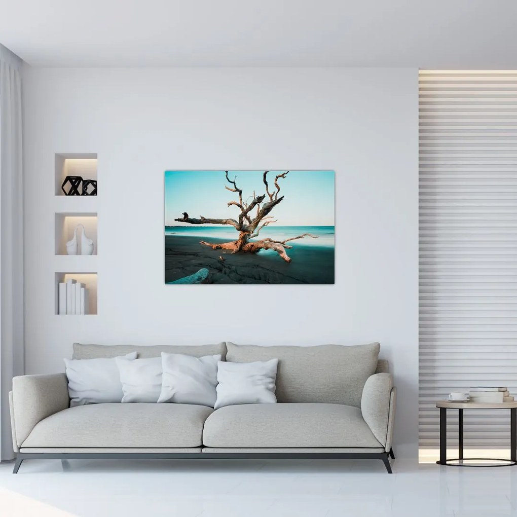 Tablou - Debarcare pe plaja (90x60 cm)