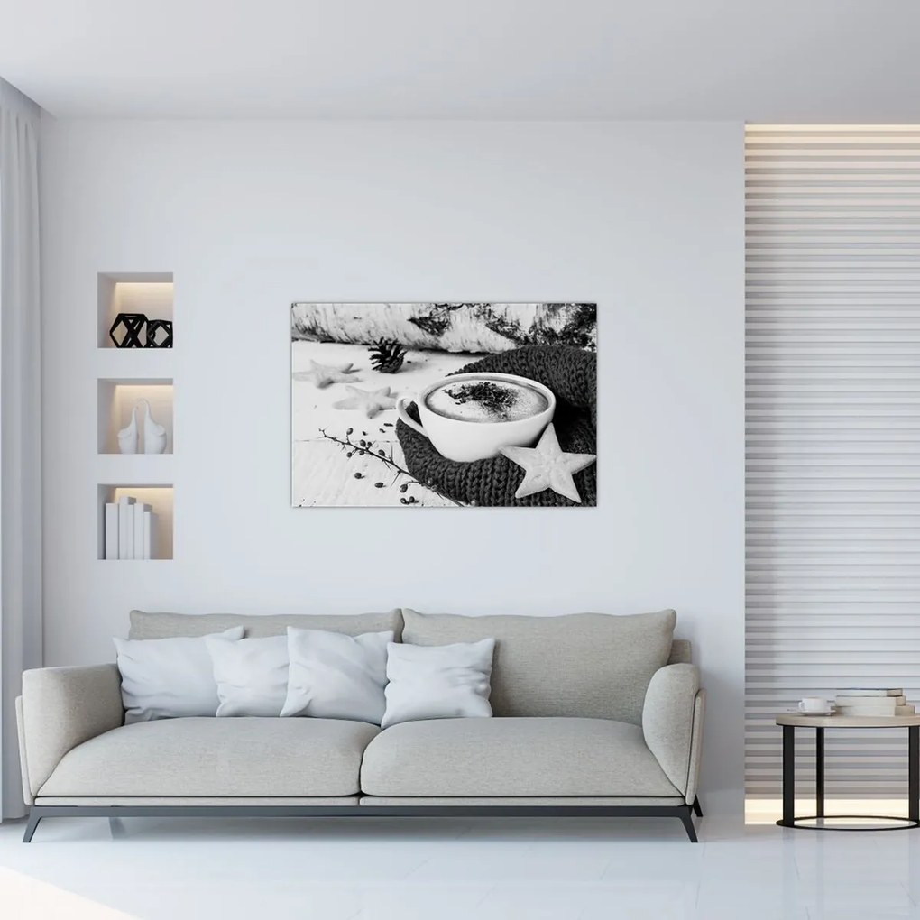 Tablou - Cappuccino de iarnă (90x60 cm)