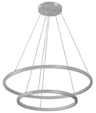 Candelabru suspendat LED dimabil pe cablu, 55 W, 230 V, 3000–6500 K, Ø 60 cm + telecomandă