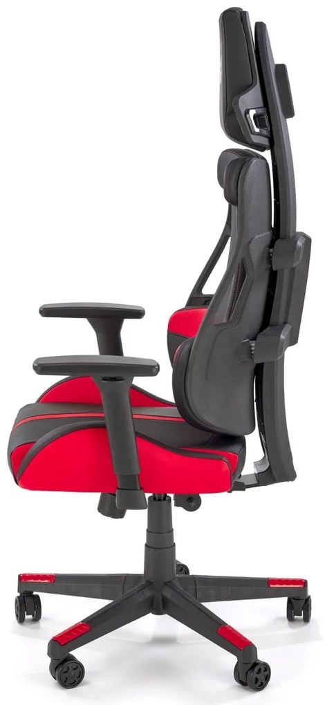 Scaun de birou Nitro negru/rosu H137 cm