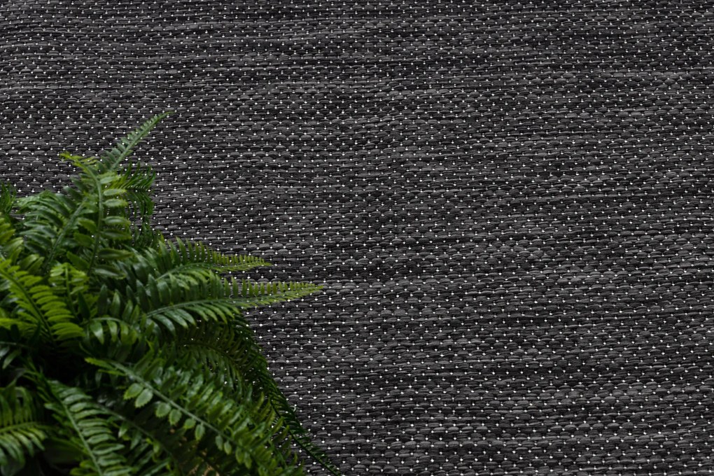 Covor SISAL SION A5165A Melanj țesute plate negru