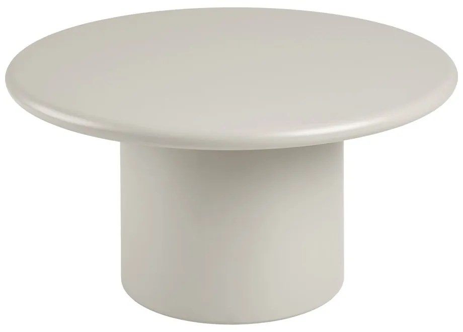 Măsuță de cafea crem rotundă ø 80 cm Nagano – House Nordic