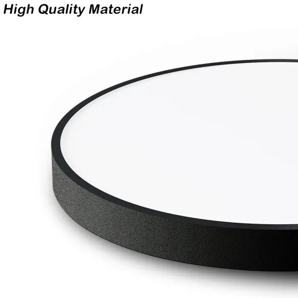 Plafonieră LED dimabilă Immax NEO 07248L SEMPLICI 36W/230V Wi-Fi Tuya negru + telecomandă