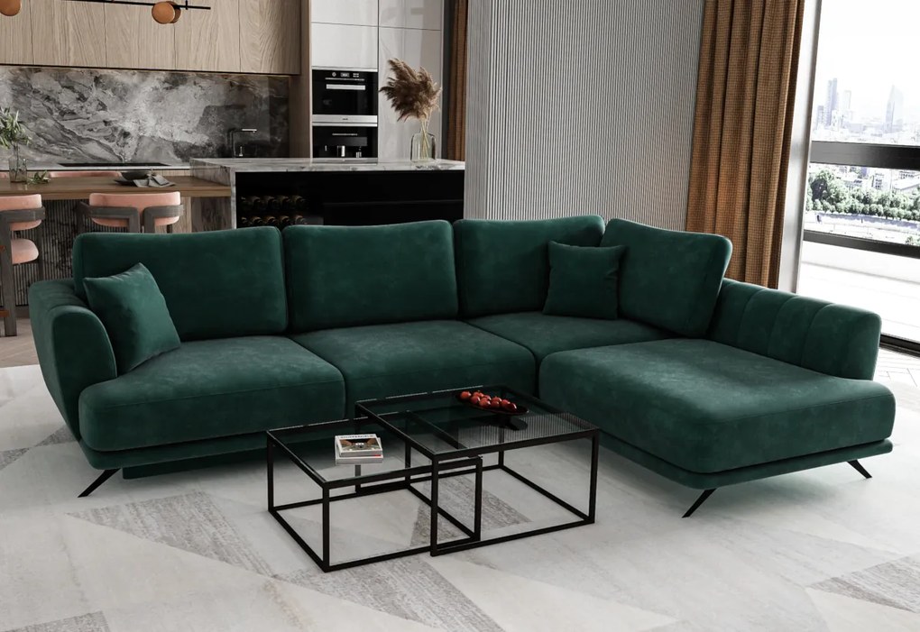 Expedo Coltar extensibil VARGA, 276x90x191, Softis 17, dreapta