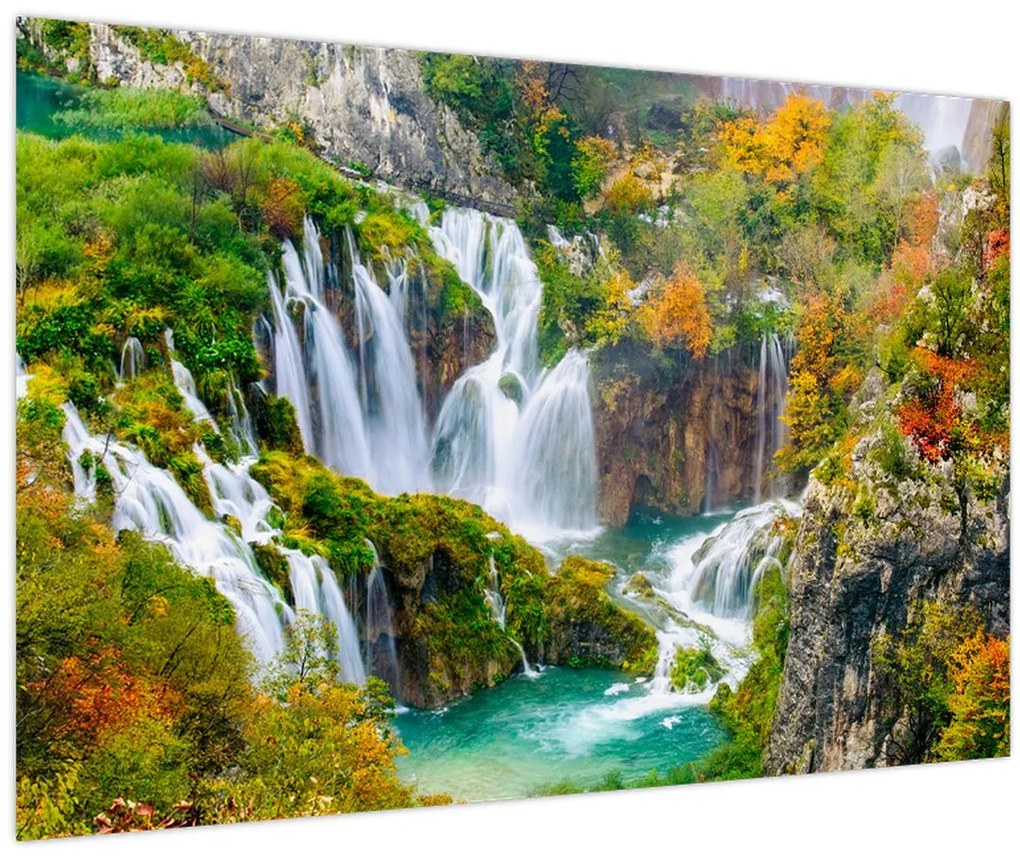 Tablou - Parcul Național Lacurile Plitvice (90x60 cm)