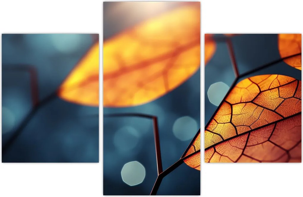 Tablou - Textura frunzelor (90x60 cm)