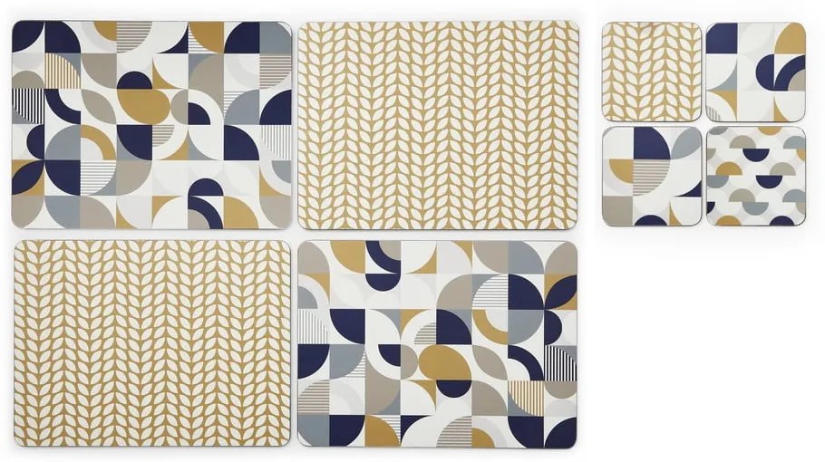 Set cu suporturi farfurii și coasters 8 buc. Bauhaus – Cooksmart ®