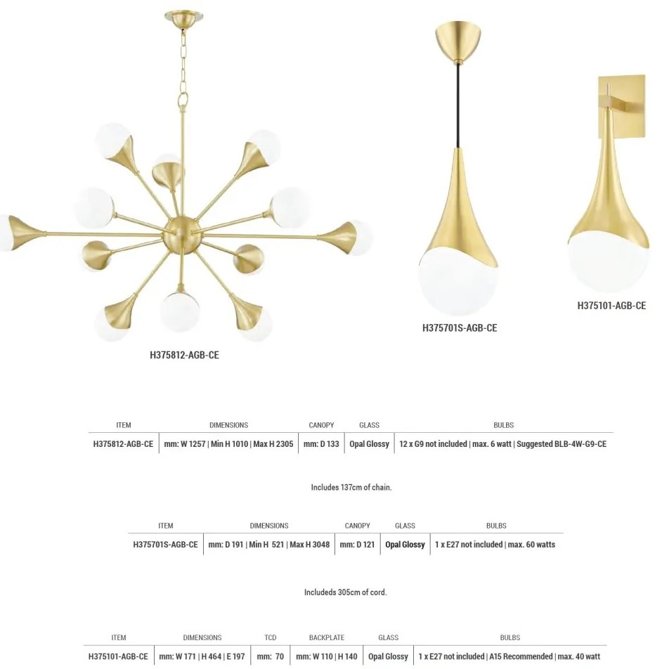 Candelabru design deosebit ARIANA