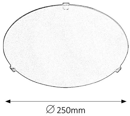 Aplica de perete / tavan diam.25cm Simple 1803 RX