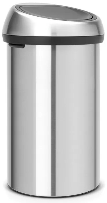 Cos de gunoi Brabantia Touch Bin 647255, 60 L, Deschidere lina si silentioasa, Rezistent la amprente, Ino /mat