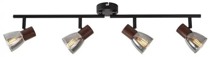 Lustră cu 4 Socluri E14 – Design Modern și Versatil, 660×70×130 mm