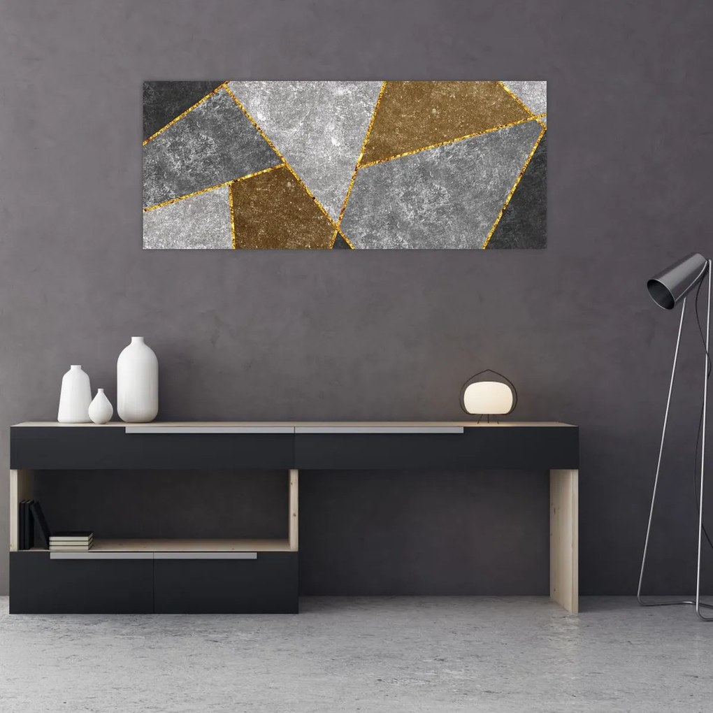 Tablou - Imitarea materialelor (120x50 cm)