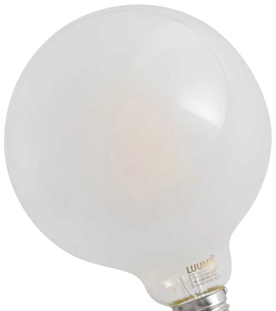 Bec LED inteligent E27 cu dimmer G125 sticlă mată 7W 806 lm 2700-6500K