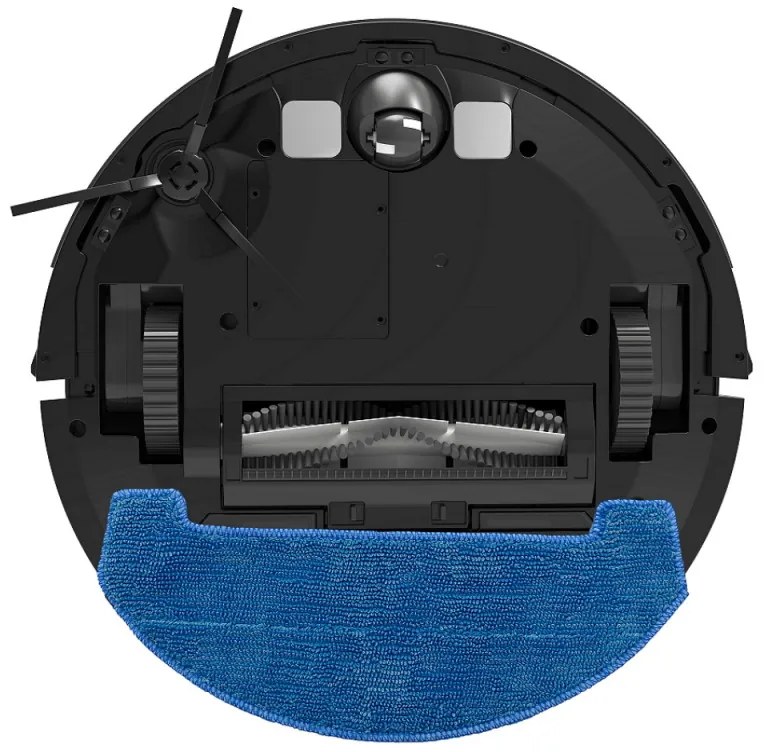 Robot aspirator Finlux ROBOT PRO-888 WI-FI, 4000Pa, 3200mAh, Autonomie pana la 170 min, HEPA H12, LiDAR, Negru