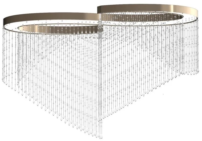 Lustra moderna aplicata LED Vision design LUX ANNULUS 02 – I